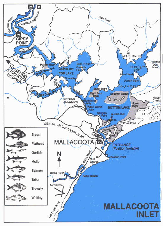 mallacoota map